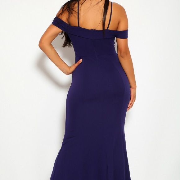 Navy Sexy Holiday dress main image 0